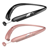 Maxbell Bluetooth Headphone Stereo Sport Headset Handsfree Black Neckband Earphone Gold