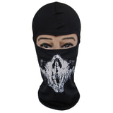 Maxbell Skeleton Full Face Mask Bicycle CS Hood Scarf Single Hole Pattern 2