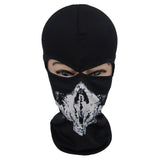 Maxbell Skeleton Full Face Mask Bicycle CS Hood Scarf Double Holes Pattern 2