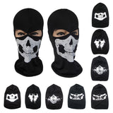 Maxbell Skeleton Full Face Mask Bicycle CS Hood Scarf Double Holes Pattern 2