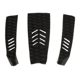 Maxbell 3pcs Stomp Pads Traction Tail Grips for Surfing / Skimboarding with Adhesive