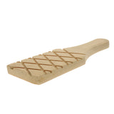 Maxbell Grooved Wooden Clay Paddle Pottery Tool for Kitchen or Clay and Pottery