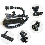 Maxbell Flexible Arm Dual Clamp Hot Shoe Flash Bracket Holder For Canon Nikon Camera