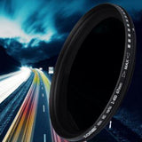 Maxbell Zomei Ultra Slim ND2-400 Fader Variable ND Filter for Dynamic Screen Falls 49mm