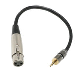 Maxbell 1/8'' 3.5mm Jack Male to XLR Female Stereo Audio Adapter Patch Cable Cord, Microphone Cable