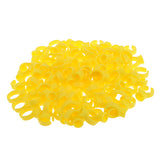 Maxbell Lot of 100Pieces Plastic Microblading Pigment Eyelash Extension Glue Rings Ink Holder Permanent Eyebrow Lip Makeup Supply