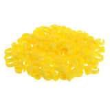 Maxbell Lot of 100Pieces Plastic Microblading Pigment Eyelash Extension Glue Rings Ink Holder Permanent Eyebrow Lip Makeup Supply