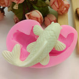Maxbell Silicone Cake Mould Muffin Pudding Chocolate Bake Pastry Mold Tool - Carp Fish