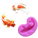 Maxbell Silicone Cake Mould Muffin Pudding Chocolate Bake Pastry Mold Tool - Carp Fish
