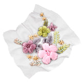 Maxbell Elegant Ribbons Embroidery Flower Sewing Applique Embellishments for DIY Clothes Decoration #6
