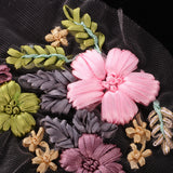 Maxbell Elegant Ribbons Embroidery Flower Sewing Applique Embellishments for DIY Clothes Decoration #6