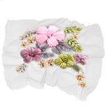 Maxbell Elegant Ribbons Embroidery Flower Sewing Applique Embellishments for DIY Clothes Decoration #6