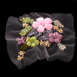 Maxbell Elegant Ribbons Embroidery Flower Sewing Applique Embellishments for DIY Clothes Decoration #6