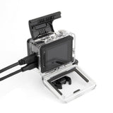 Maxbell Wire Connectable Protective Side Open Housing Case Cover for Gopro Hero 3+ 4 Camera Clear