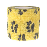 Maxbell 4.5m Flexible Medical Care Pet Cat Dog Cohesive Bandage Tape Wrap Yellow