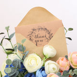Maxbell Pack of 50 Brown Wedding Party Pageant Birthday Thank You Kraft Cards Envelops