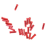 Maxbell Pack of 20 Mountain Bike Brake Derailleur Shifter Cable End Cap Tips Crimp Red