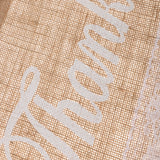 Maxbell Thank & You Signs Hessian Burlap Chair Banner Rustic Wedding Decoration