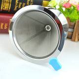 Maxbell Stainless Mesh Coffee Filter Cup Cone Pour Over Drip Dripper Holder #2 115mm