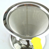 Maxbell Stainless Mesh Coffee Filter Cup Cone Pour Over Drip Dripper Holder #2 115mm