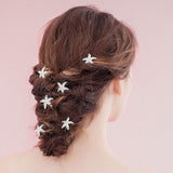 Maxbell 6 Pcs Retro Bridal Rhinestone Hair Pins U-shaped Elegant Lady Hairclip