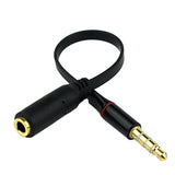 Maxbell Headset Earphone 3.5mm OMTP to CTIA M / F Cable Converter