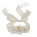 Maxbell Wedding Bridal Dress Belt Diamante Rhinestone Pearl Flower Sash Belt Decoration