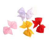 Maxbell Fashion Girls Kids Cute Satin Hair Bow Hair Clip Ribbon Hairpin Pack Of 20PCS