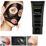 Maxbell Face Nose Skin Care Blackhead Remover Pore Purifying Mask Acne Dirt Cleansing Peel off Strip Black Mud Facial Mask for Strawberry Nose 50ml