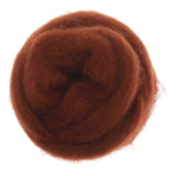 Maxbell 1 Piece 10g Wool Top Roving Felting Wool Spinning Felting Fiber Light Coffee