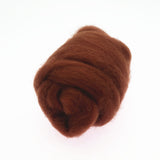 Maxbell 1 Piece 10g Wool Top Roving Felting Wool Spinning Felting Fiber Light Coffee