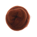 Maxbell 1 Piece 10g Wool Top Roving Felting Wool Spinning Felting Fiber Light Coffee