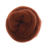 Maxbell 1 Piece 10g Wool Top Roving Felting Wool Spinning Felting Fiber Light Coffee