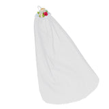 Maxbell Fashion Doll Wedding Bridal Veil White Headwear for 12'' Doll Dress Accs  #2