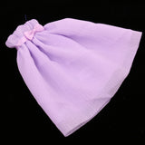 Maxbell 1/6 Scale Chiffon Strapless Dress Skirt for Blythe Azone Licca Doll purple