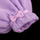 Maxbell 1/6 Scale Chiffon Strapless Dress Skirt for Blythe Azone Licca Doll purple