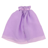 Maxbell 1/6 Scale Chiffon Strapless Dress Skirt for Blythe Azone Licca Doll purple