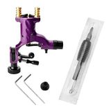 Maxbell Dragonfly Rotary Motor Tattoo Machine Gun Needle Set for Liner Shader Purple