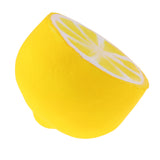 Maxbell Jumbo Squishy Soft Slow Rising Squeeze Toy Lemon Pressure Relief Toys Yellow