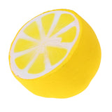 Maxbell Jumbo Squishy Soft Slow Rising Squeeze Toy Lemon Pressure Relief Toys Yellow