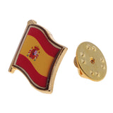 Maxbell National Metal Flag Pin Badge Enamel Badge for Clothes Lapel Bag Decor Spain
