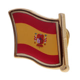 Maxbell National Metal Flag Pin Badge Enamel Badge for Clothes Lapel Bag Decor Spain