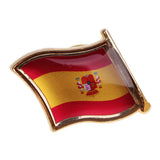 Maxbell National Metal Flag Pin Badge Enamel Badge for Clothes Lapel Bag Decor Spain