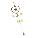 Maxbell Metal Wind Chime Lucky Bells Home Outdoor Garden Hanging Decor #8 Heart