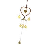 Maxbell Metal Wind Chime Lucky Bells Home Outdoor Garden Hanging Decor #8 Heart