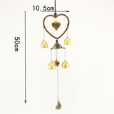 Maxbell Metal Wind Chime Lucky Bells Home Outdoor Garden Hanging Decor #8 Heart