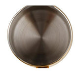Maxbell Stainless Steel Coffee Frothing Milk Jug Pull Flower Cylinder Cup 550ml Gold