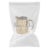 Maxbell Stainless Steel Coffee Frothing Milk Jug Pull Flower Cylinder Cup 550ml Gold