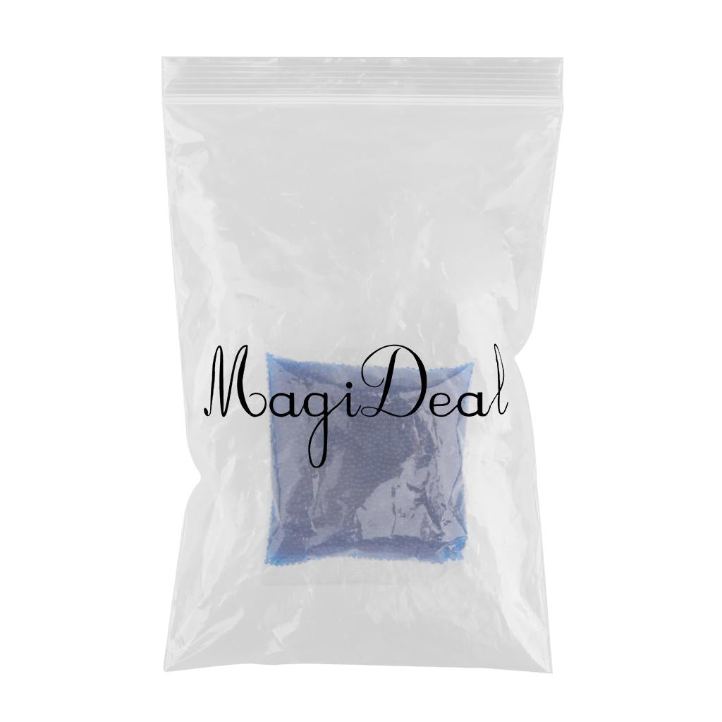 Maxbell 10000pcs Crystal Soil Aqua Gel Balls for Water War Game 7-8mm Blue
