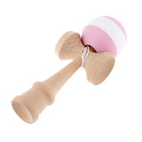 Maxbell White and Pink Traditional Children Kendama Wooden Educational Games Toys